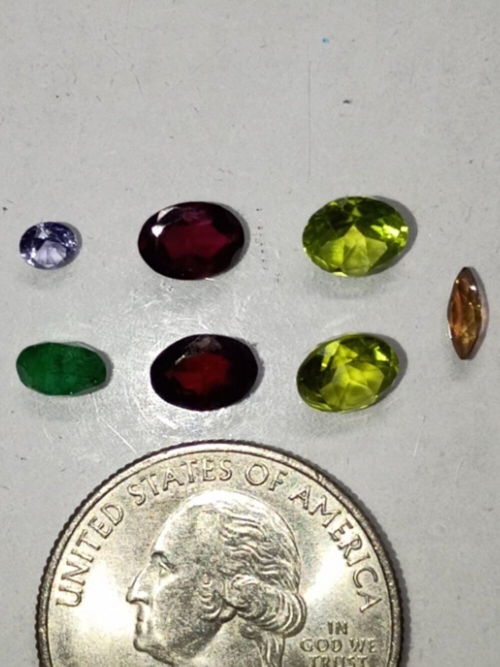 5.64ctw Faceted Natural Gemstones – Mixed Parcel of Tanzanite, Emerald, & More!